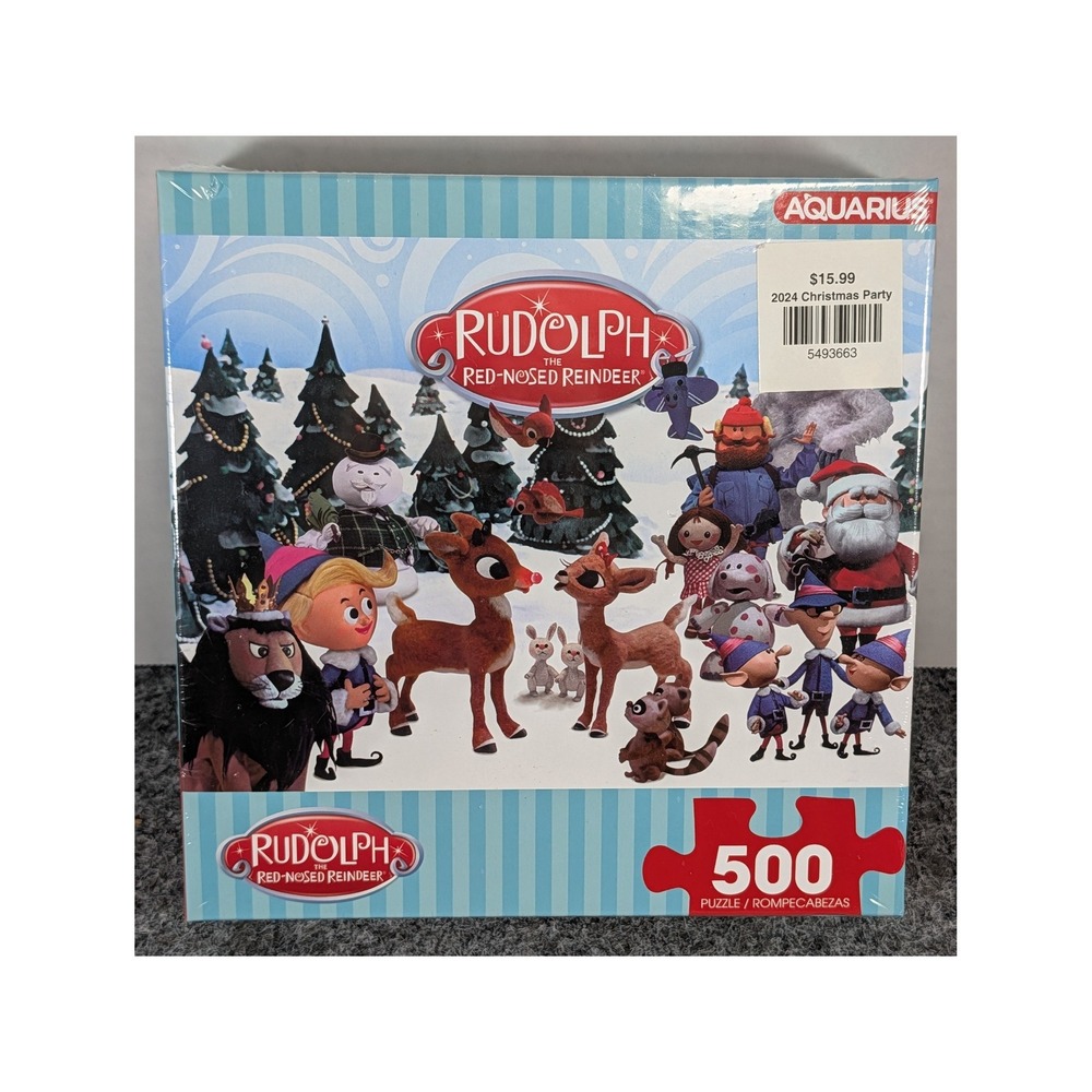 Aquarius Rudolph the Red-Nosed Reindeer 500 Piece Jigsaw Puzzle Christmas 62548